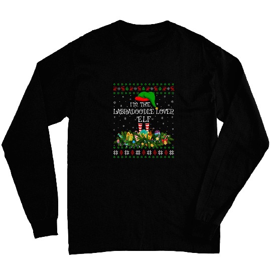 Matching Family Ugly Im The Labradoodle Lover Elf Christmas Long Sleeves
