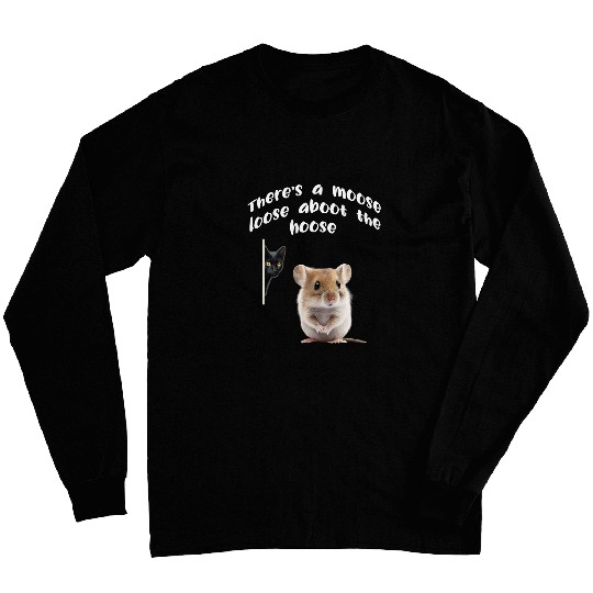 Scottish scots a moose loose aboot the hoose funny celtic Long Sleeves