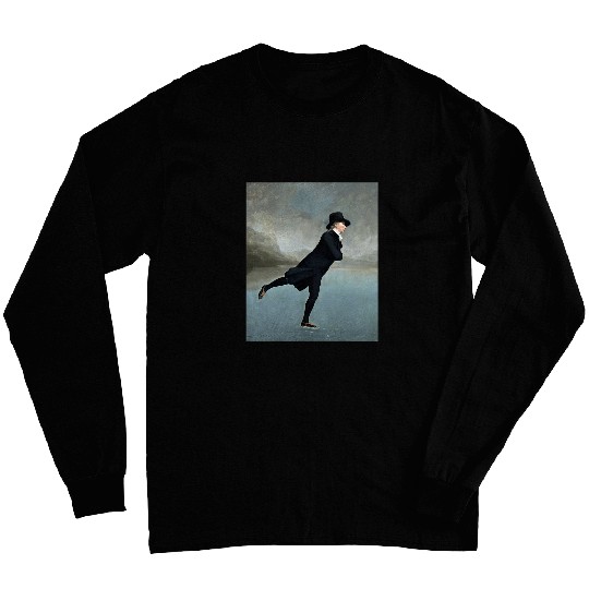 The Skating Minister painting by Henry Raeburn Long Sleeves