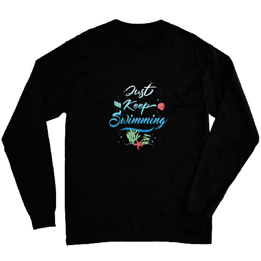 Just Keep Swimming Swimmer Coachs Swim Goggles Stroke Long Sleeves