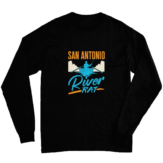 San Antonio River Rat Rafting Canoeing Fishing Boating Long Sleeves