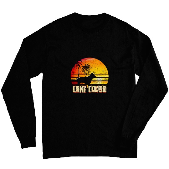 vintages Cane Corso Lover Italian Dog Pet Sunset Cane Corso 28 Long Sleeves