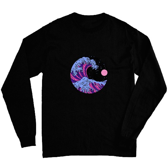 Discover Omnisexual Pride Omni Japanese Wave Discreet LGBTQ Art Long Sleeves