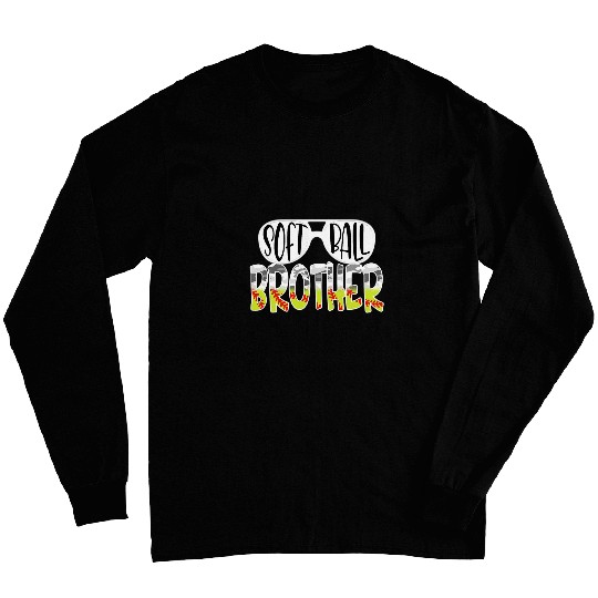 Sunglasses Camo Softball Brother Softball Players Long Sleeves
