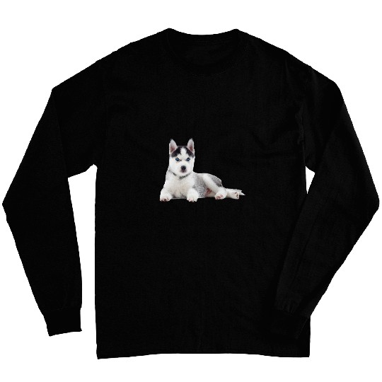 Siberian Husky Puppy Dog Long Sleeves