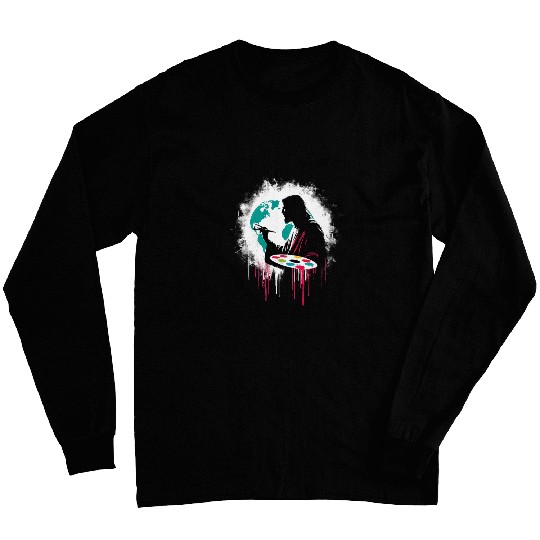 Discover Jesus Painting Earth Funny Christian Religious Artist Long Sleeves