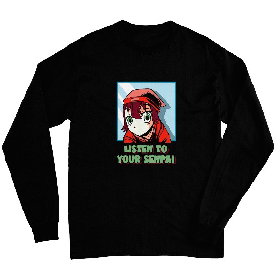 Listen to Your Senpai Anime Lover Trainer Otaku Training 2 Long Sleeves