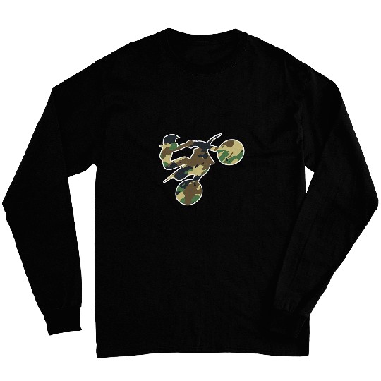Supermoto Camouflage Motorcycle Motocross Camo Dirt Bike Long Sleeves
