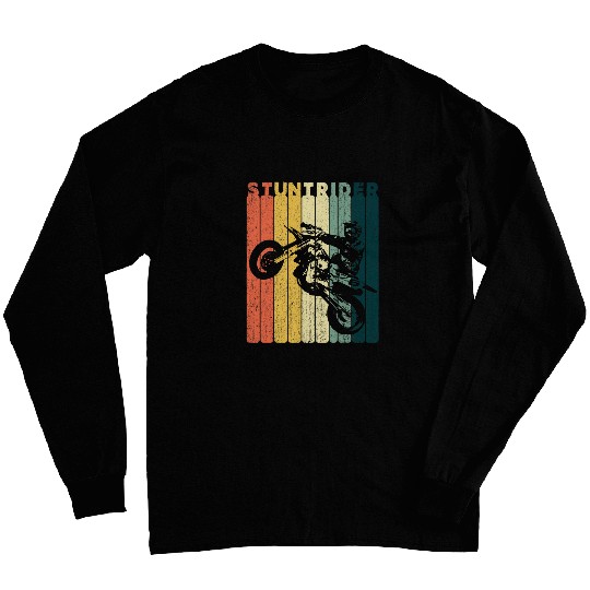 Stuntrider Wheelie Bike Circle Biker Motorcycle Sport Long Sleeves