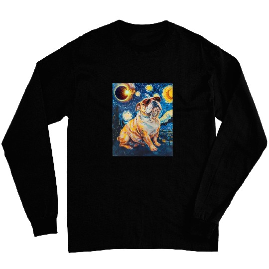 Total Solar Eclipse Bulldog Long Sleeves