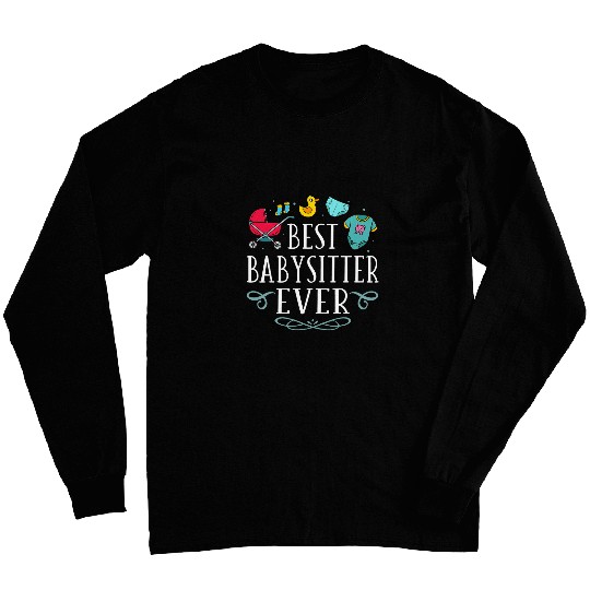 Womens Babysitter Daycare Provider Childcare Thank You 1 Long Sleeves