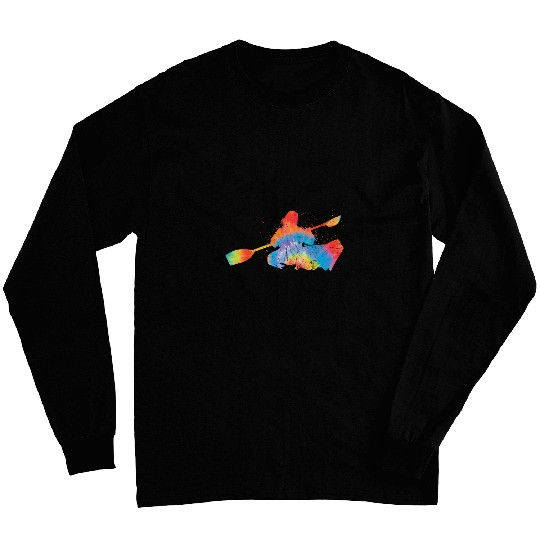 Women Canoeing Gear Retro Canoer Paddling Canoe Lover Long Sleeves