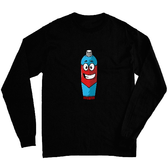 Lazy Costume for dentists Smiling Cartoon Toothpaste Long Sleeves