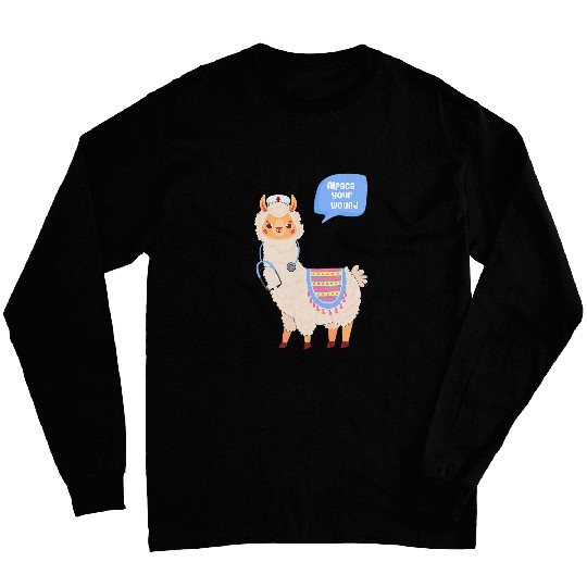 Alpaca Your Wound nurses Alpaca Wound Care Nursing Long Sleeves