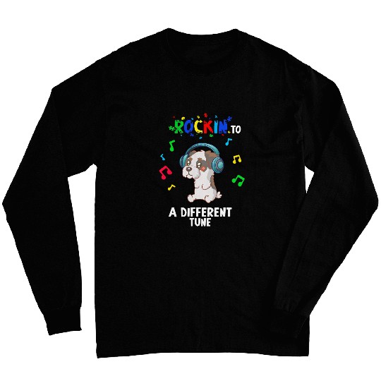 Rockin to a Different Tune Autism Warrior 21 Long Sleeves