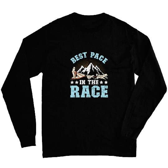 Mushing bests Pace in the Race Dog Sledding Racer Long Sleeves