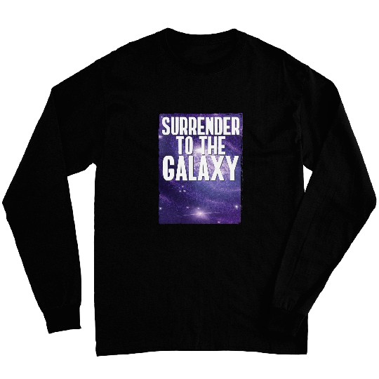 Surrender To The Galaxy Universe Planets Long Sleeves