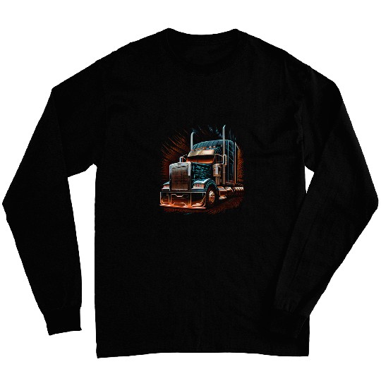 Truck Driver 18 Wheeler Trucker 21 Long Sleeves