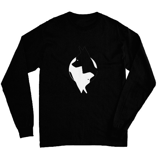 Yin Yang Miniature Pinscher Funny Min Pin Symbol Long Sleeves