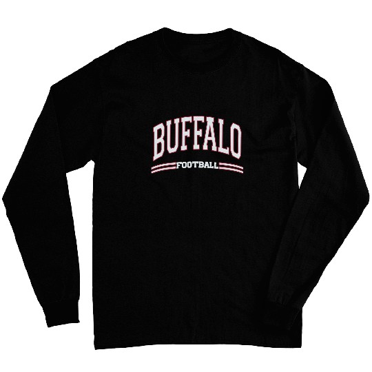 Buffalo Football Shirt, Long Sleeve, Vintage Buffalo Football, Comfort Colors, Buffalo Bills, Buffalo Football Fan Gift, For Women and Men