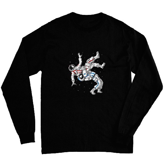 Astronauts Wrestling JiuJitsu Judo Martial Arts Wrestlers Long Sleeves