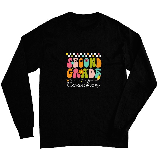 Teacher Student Second Grade Teacher 2nd Squad Teacher Team Long Sleeves