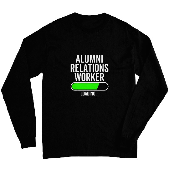 Alumni Relations Worker Loading Graduation Graduate New Job Long Sleeves