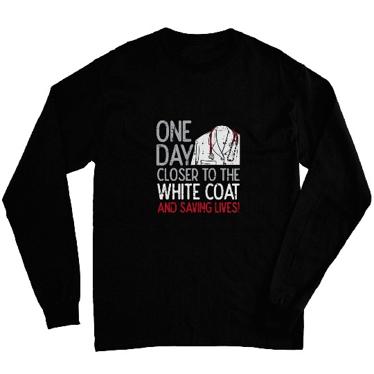 Future Doctor Lifesaver Funny Pre Med Med Student Long Sleeves