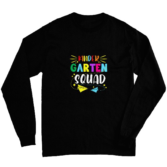 Kindergarten Squad Teacher Student Team Back To School Long Sleeves