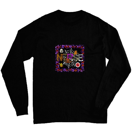 Halloween Boo Crew Costume Horror Movie nurses Life Womens Long Sleeves