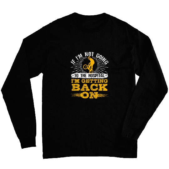 Funny BMX Rider MTB freesstyle Mountain Bike Motocross Long Sleeves