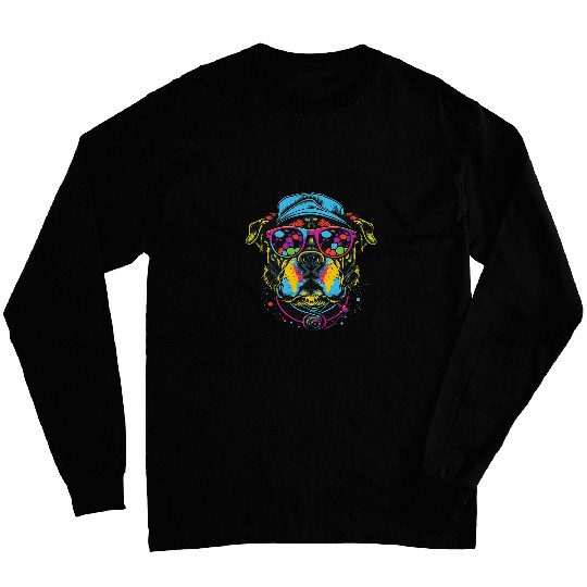 Rottweiler Art Veterinarian Dog Lover Puppy Owner Long Sleeves