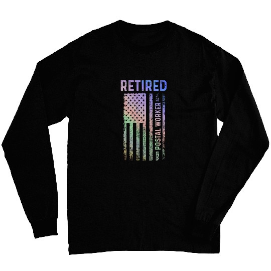 Retired Postal Worker Mailman Retirement 43 Long Sleeves