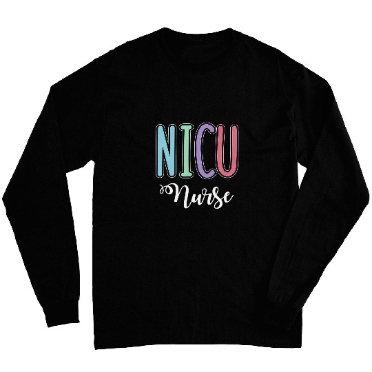 Women NICU nurses Nursing Student Future Preemie Appreciation Long Sleeves