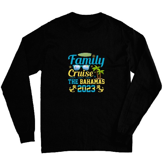 Family Cruise the Bahamas Traveler Boating Cruise Trip Long Sleeves