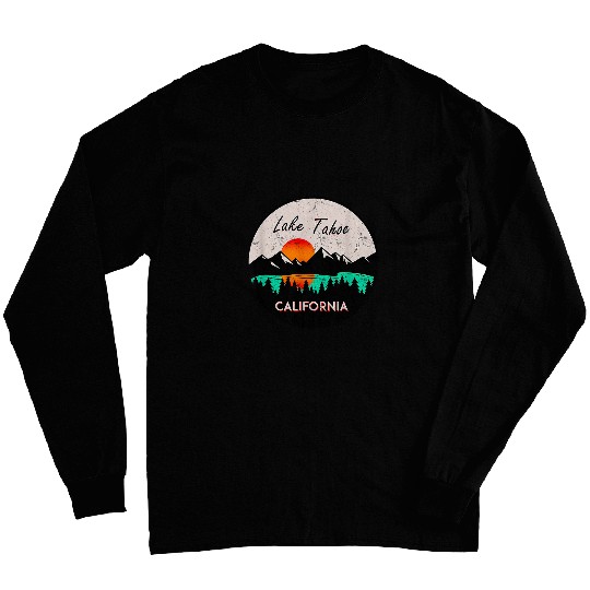 Lake Tahoe californias Republic Skiing Skis Lake Boat Long Sleeves