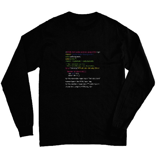 Programming Coding tee Geek Programmer Nerd Developer Long Sleeves