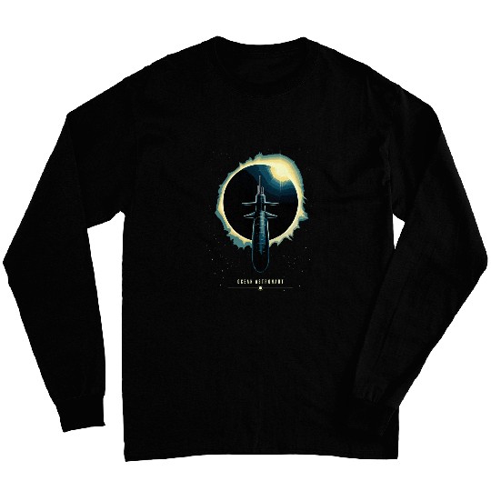 Submariner Quote UBoat Total Solar Eclipse Submarine Long Sleeves