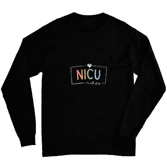 Groovy NICU nurses ICU Nursing Neonatal Intensive Care Unit Long Sleeves