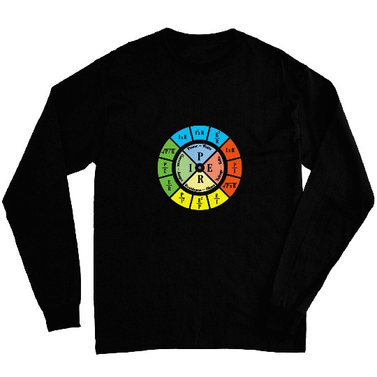 Quantum Physics Velocity Formula Science Geek Long Sleeves