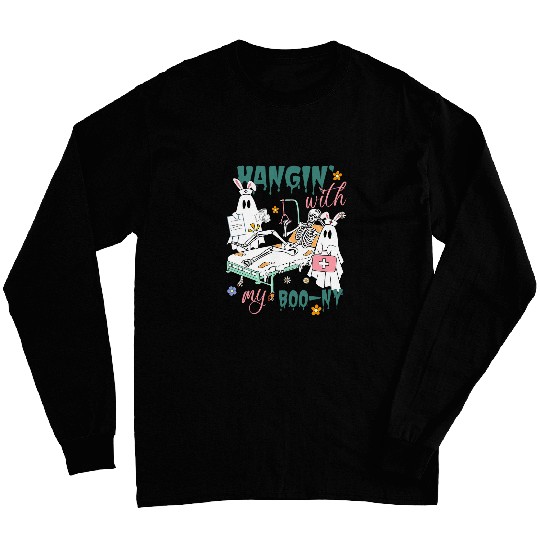 Happy Easter Day Spooky Skeletal Bones Orthopedic nurses Long Sleeves