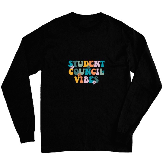 Groovy Student Council Vibes School Student Council 2 Long Sleeves