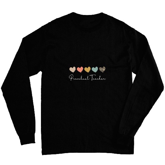 Preschool Teacher Preschool Squad Team Student Appreciation Long Sleeves