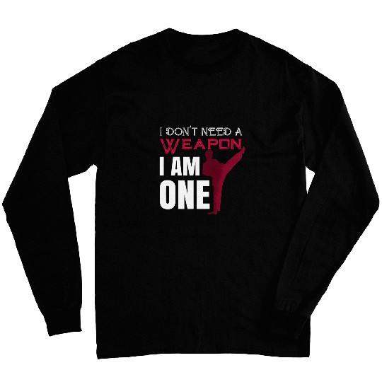 Funny Karate Western Martial Arts Long Sleeves