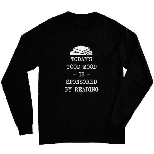 Reading Book Reader Bookworm Books Lover Long Sleeves