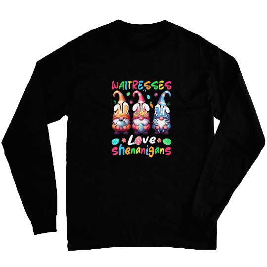 Waitresses Costume Shenanigans Lover Three Gnomes Bunny Long Sleeves