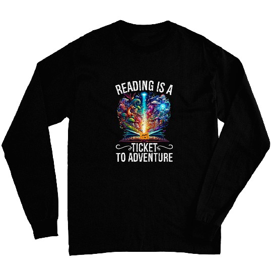 Reading Adventure For Library Student Teacher Book School Long Sleeves