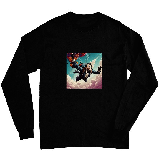 Abraham Lincoln Skydiving Long Sleeves