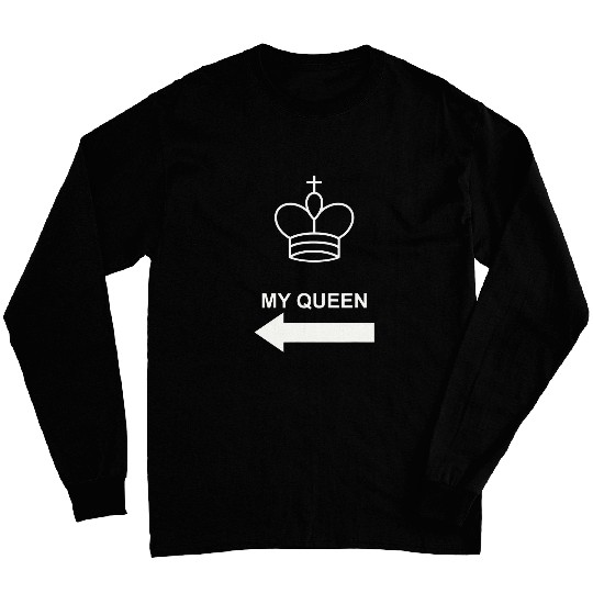 Couples s MY QUEEN Chess Long Sleeves