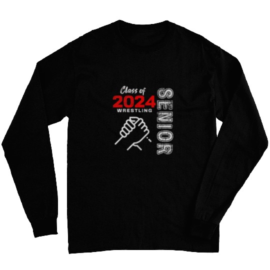 Wrestling Team Senior Class of 2024 Graduation 2024 Long Sleeves